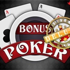 Bonus Poker Deluxe - 3 Hands slot logo by RTG (Reel Time Gaming) at Wolf Casino