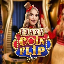 Crazy Coin Flip slot icon by Evolution, available at Wolf Casino