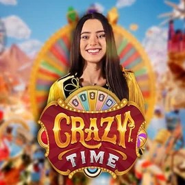 Play the Crazy Time slot by Evolution on Wolf Casino