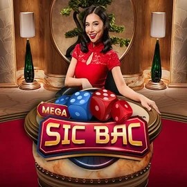 Mega Sic Bac online game logo by Pragmatic Play on wolfscasino.nl