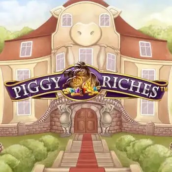 Piggy Riches by NetEnt, showcased at wolfscasino.nl – game logo