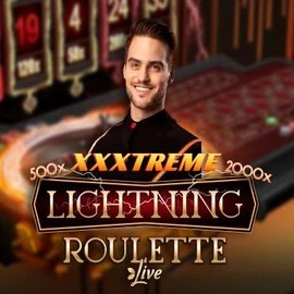 Live Casino logo of XXXtreme Lightning Roulette from Evolution at Wolf Casino